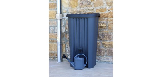 Citerne pour eau de pluie RECUP DECO, 150 L, anthracite