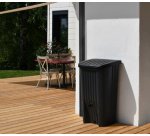 Citerne pour eau de pluie RECUP DECO, 150 L, anthracite