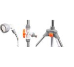 Douche de jardin avec piquet & trépied, 1.750-2.300mm