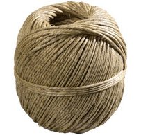 Ficelle d'emballage, en raphia, 20 m, épais