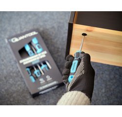 6-piece screwdriver set, black/blue