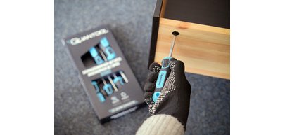 6-piece screwdriver set, black/blue