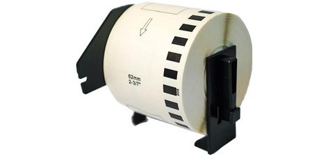Continuous labels, PP, 62 mm x 30.48 mm, white
