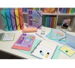 Chemise à élastique Kreacover Pastel, A4, PP