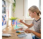 Tableau acrylique lumineux, 300 x 200 mm