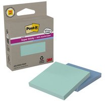 Bloc-notes Super Sticky Recycling Notes, rose/jaune