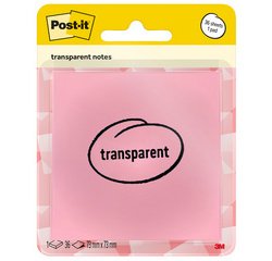 Bloc-notes transparent notes, orange pastel