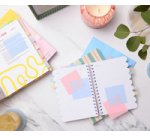 Bloc-notes transparent notes, orange pastel