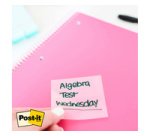 Bloc-notes transparent notes, orange pastel