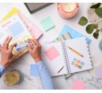 Marque-page rigide, standard, pastel