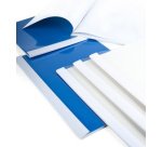 Chemise à reliure thermique, A4, brillant, 15 mm, blanc