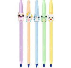 BIC Stylo à bille Cristal Pastel Figurine, carton de 20