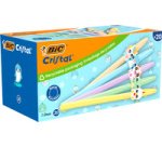 BIC Stylo à bille Cristal Pastel Figurines, carton de 20