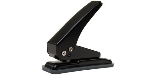 1-hole punch, capacity: 20 sheets, black