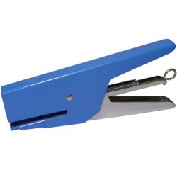 Pince agrafeuse, capacité: 12 feuilles, bleu