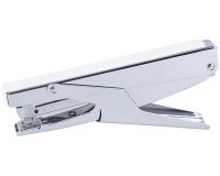 Pince agrafeuse, capacité: 16 feuilles, argent/blanc