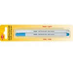 Marqueur pour textile, set de 2, blanc & bleu
