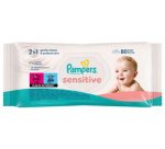 Lingette humide sensitive, pack de voyage