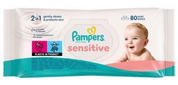 Lingette humide sensitive, pack de voyage
