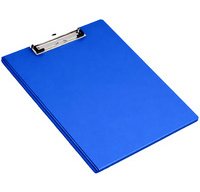 Porte-bloc à pince, avec revêtement film, A4