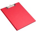 Porte-bloc à pince, avec revêtement film, A4