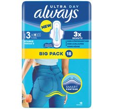 Serviette hygiénique Ultra Day, Long Plus, BigPack