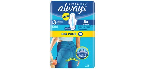 Serviette hygiénique Ultra Day, Long Plus, BigPack