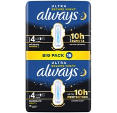 Serviette hygiénique Ultra Day, Secure Night, BigPack
