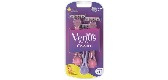 Venus Rasoir jetable Colours, pack de 3