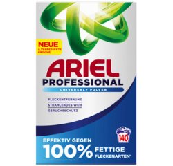 ARIEL PROFESSIONAL Lessive en poudre Universal+, 140 lavages