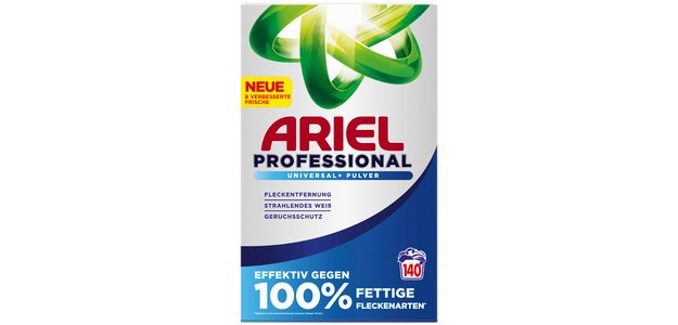 ARIEL PROFESSIONAL Lessive en poudre Universal+, 140 lavages