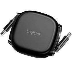 Câble USB 2.0, USB-C - USB-C, rétractable