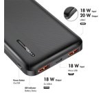 Powerbank, 10.000 mAh, 2x USB-A, 2x USB-C