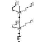 Bras support pour 4 écrans, longueur du bras 447 mm