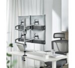 Bras support pour 4 écrans, longueur du bras 447 mm