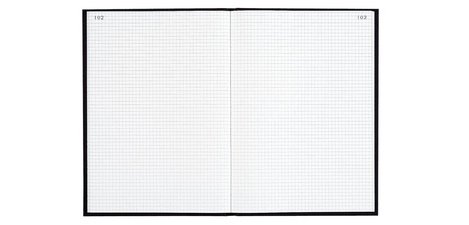 297X210 Quadrille Register 300 numbered pages - Black cloth