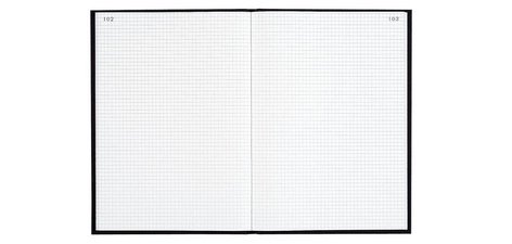 Registre 297X210 Quadrillé 300 pages foliotées - Noir toilé