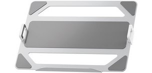 Support de laptop pour bras pour écran, argent