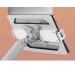 Support de laptop pour bras pour écran, argent