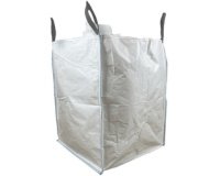 Big Bag avec jupe, PP, 900 x 900 mm, blanc