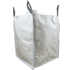 Big Bag avec jupe, PP, 900 x 900 mm, blanc