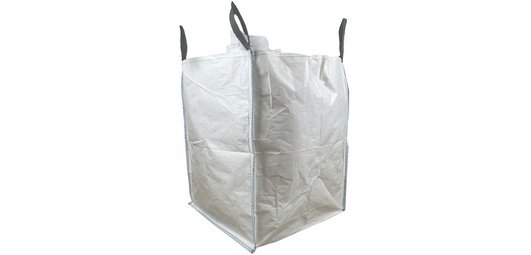 Big Bag avec jupe, PP, 900 x 900 mm, blanc