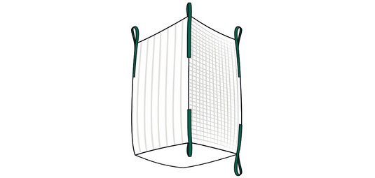 Big Bag STANDARD CLASSIC Bois, 1.000 x 1.000 mm