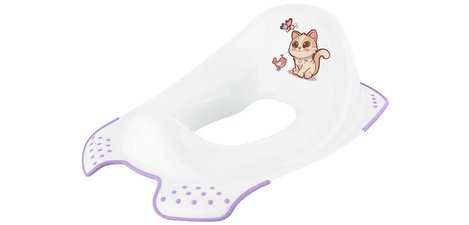 kids 'ewa cats' toilet seat, white