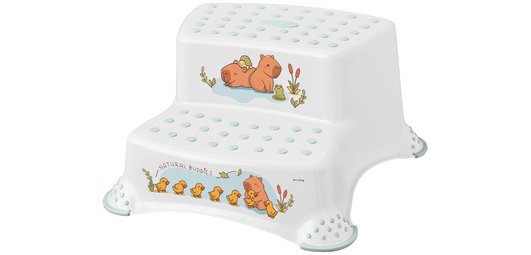 kids Step Stool 'igor cute capybara', white