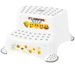 kids Marchepied 'igor emoji showtime', blanc