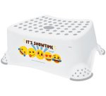 kids Marchepied 'tomek emoji showtime', blanc
