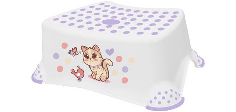 kids Marchepied 'tomek cats', blanc