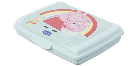 Boîte à goûter 'carla mini peppa pig', aquamarine