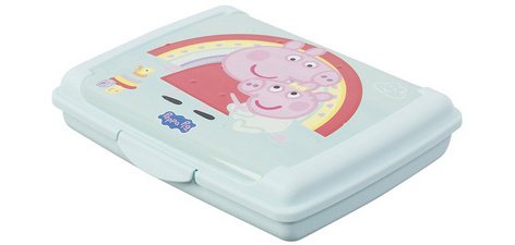 Boîte à goûter 'carla mini peppa pig', aquamarine